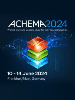 Venez nous rendre visite à l'Achema, du 10 au 14 juin 2024, Frankfurt/Main - Allemagne, dans le hall 6, stand A20